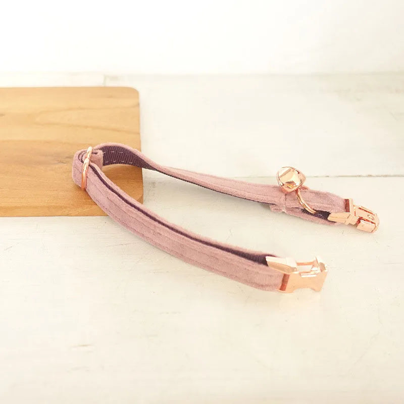 Personalized Velvet Cat Collar