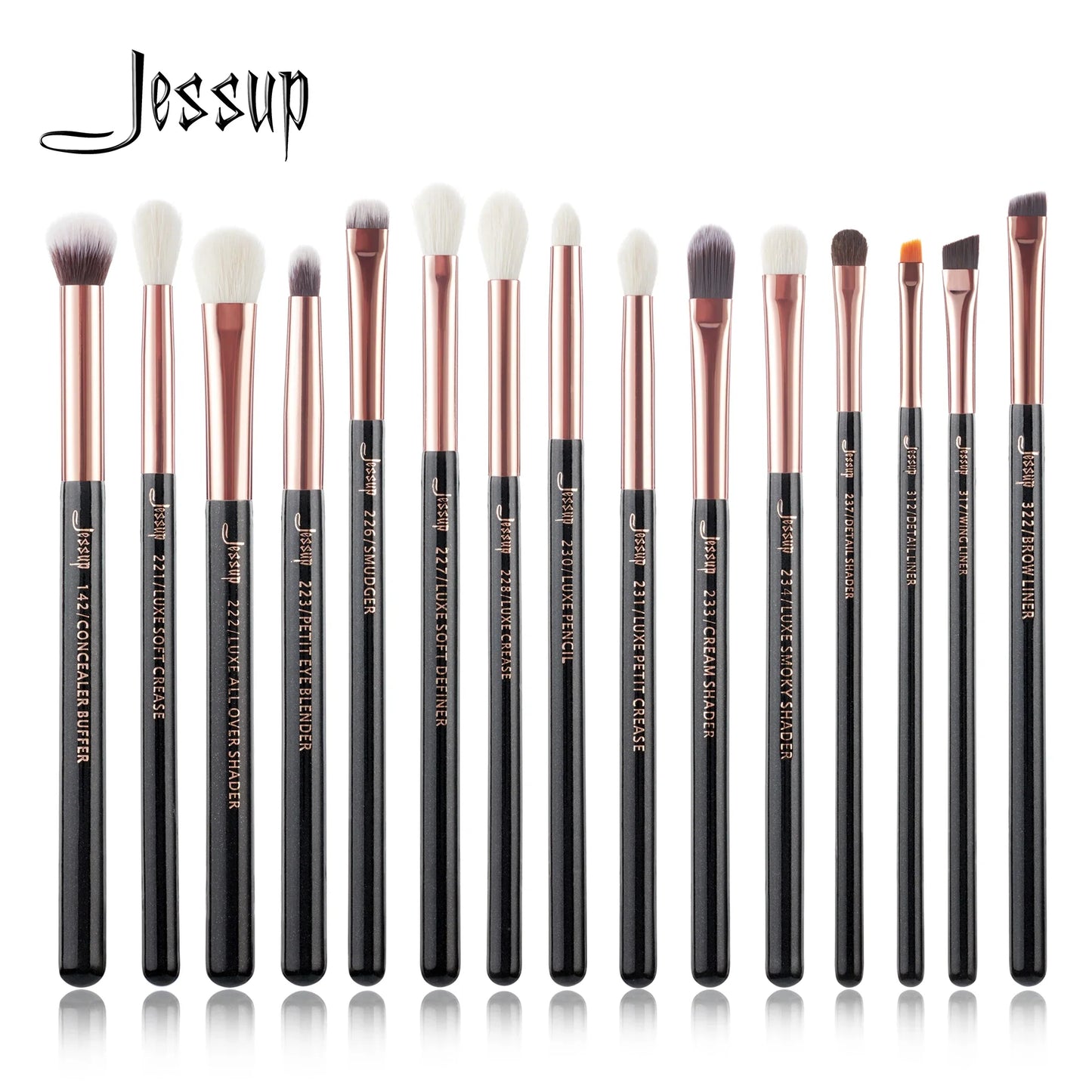 Jessup 15PCS Makeup Brush Set