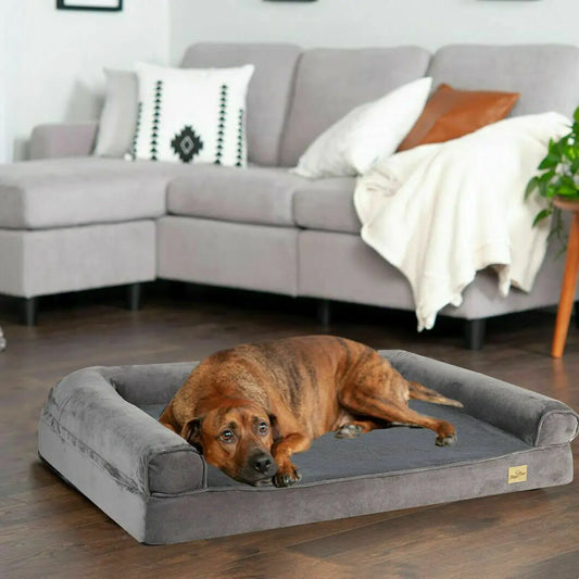 BINGOPAW XXL Orthopedic Bolster Dog Bed