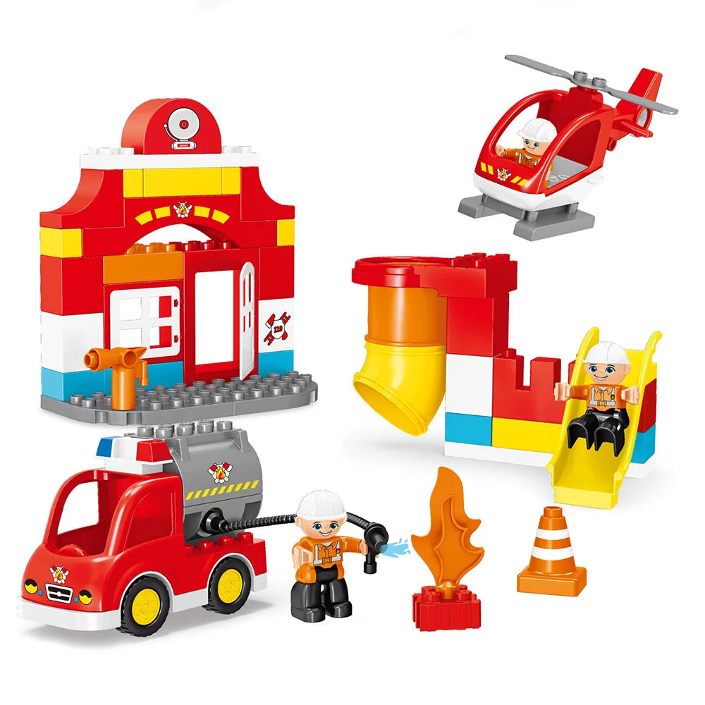 City Firefighting Building Blocks