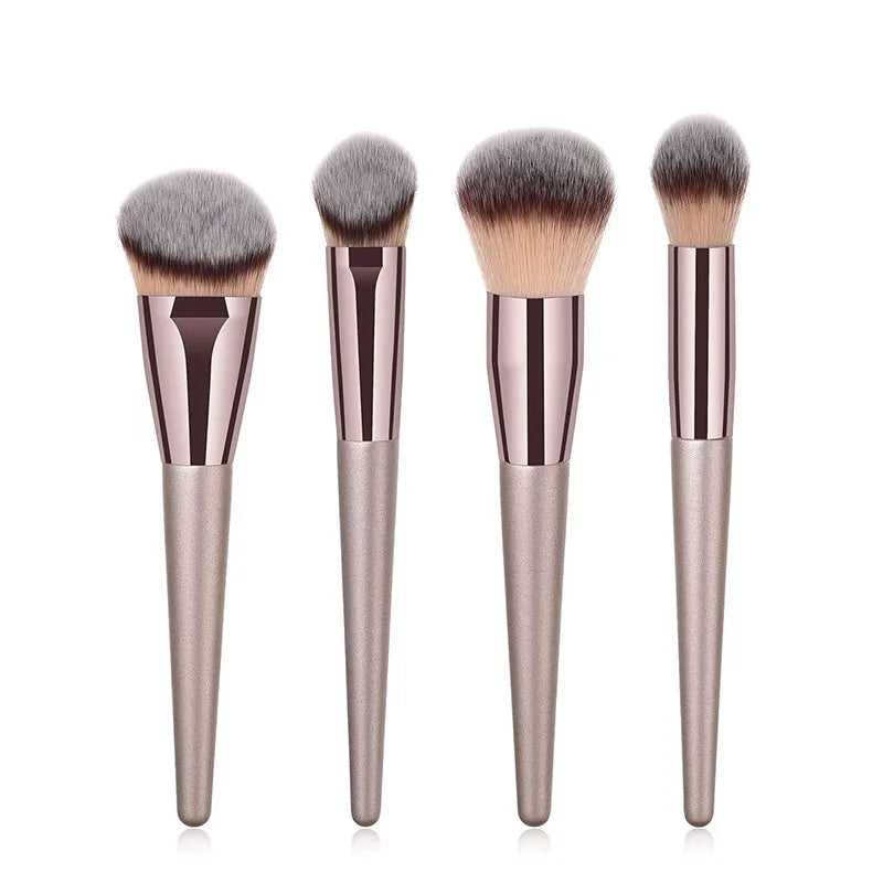 Luxury Hot Champagne Makeup Brush Set