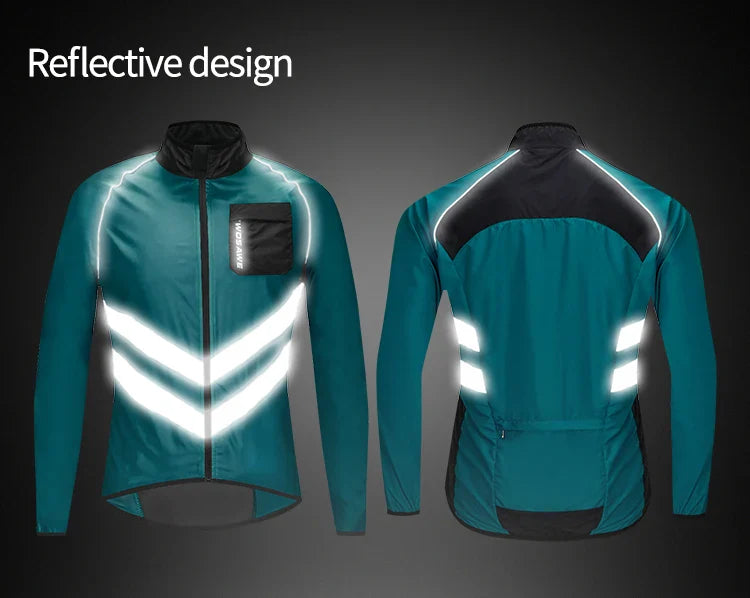WOSAWE Windproof Cycling Jacket