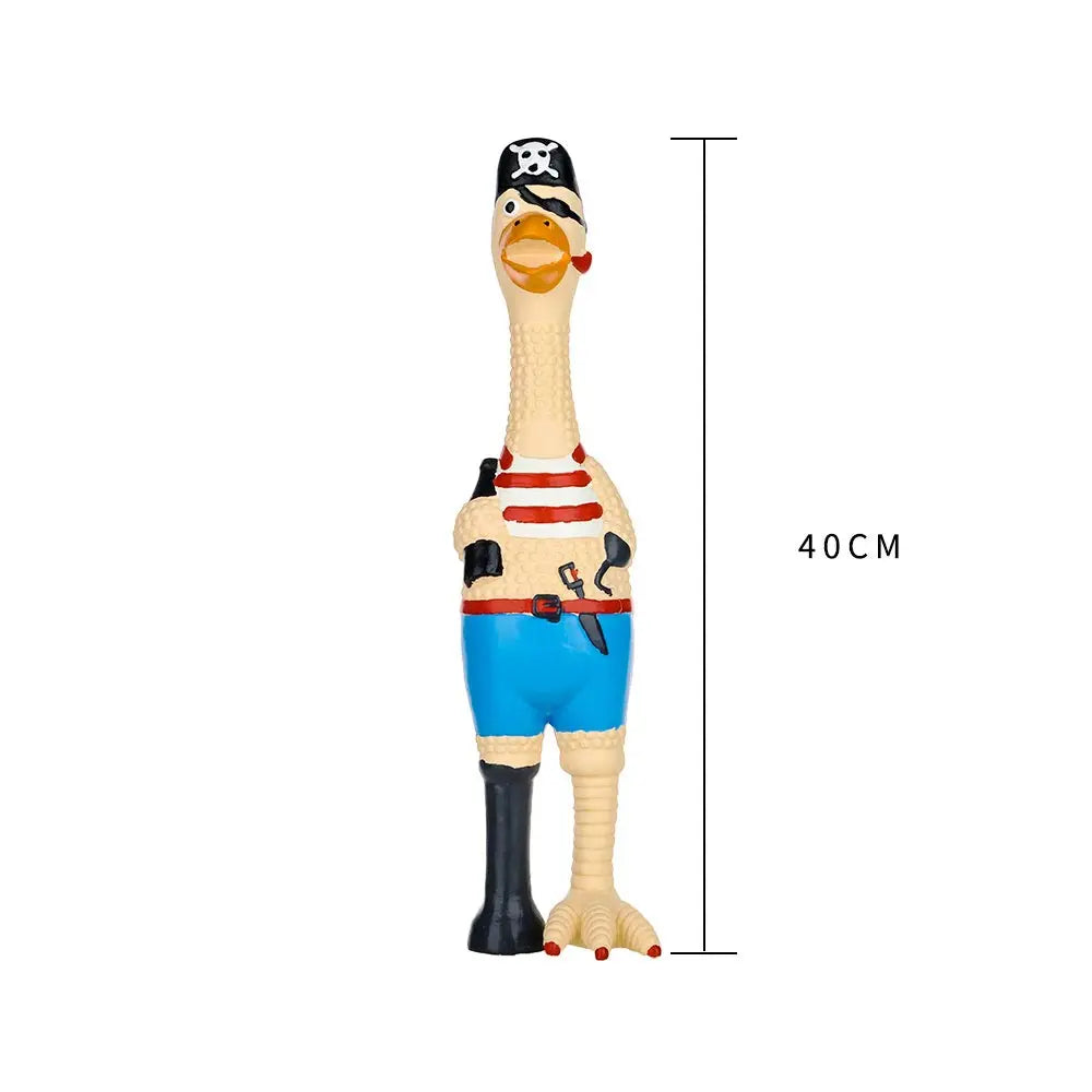 Funny Squeaky Chicken Dog Toy