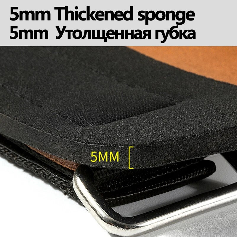 Cowhide Weightlifting Gym Gloves