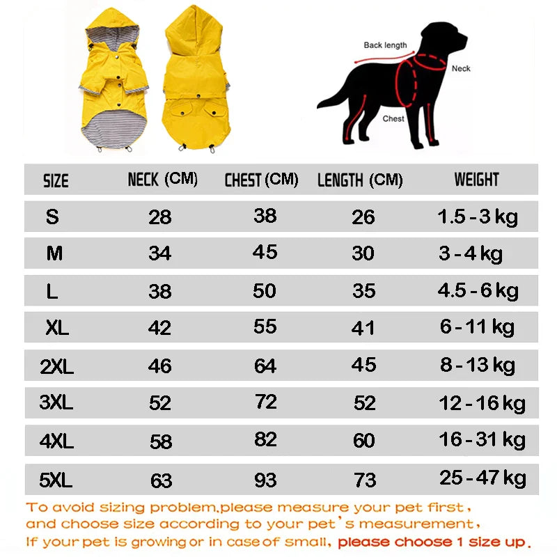 Waterproof Windproof Dog Coat