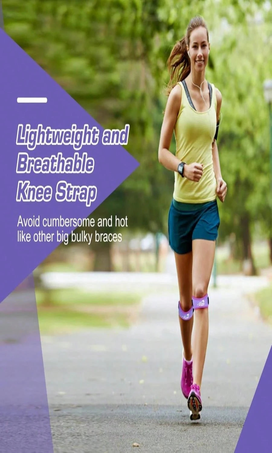 IPOW 2 Pack Knee Straps