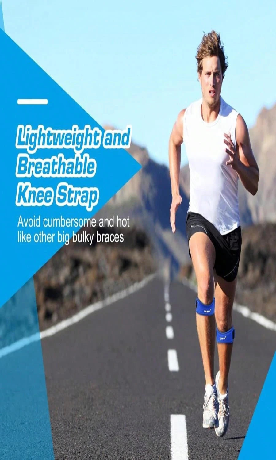 IPOW 2 Pack Knee Straps