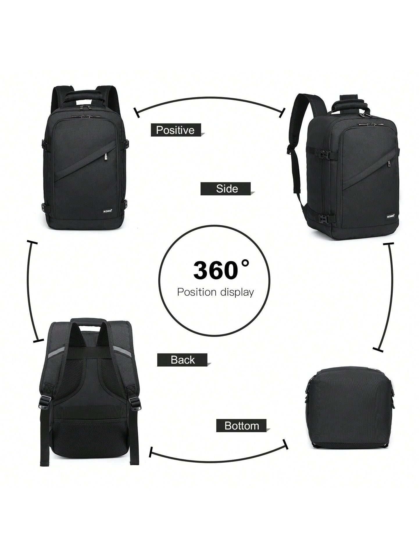 KONO 20L Lightweight Cabin Backpack
