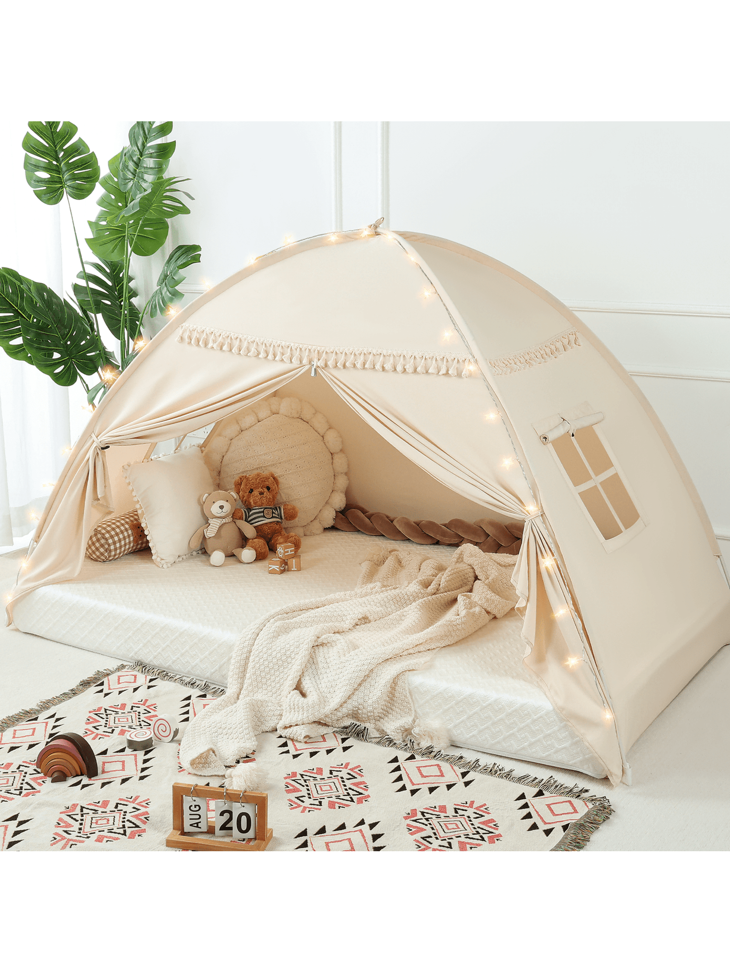 Kids Twin Bed Tent Canopy