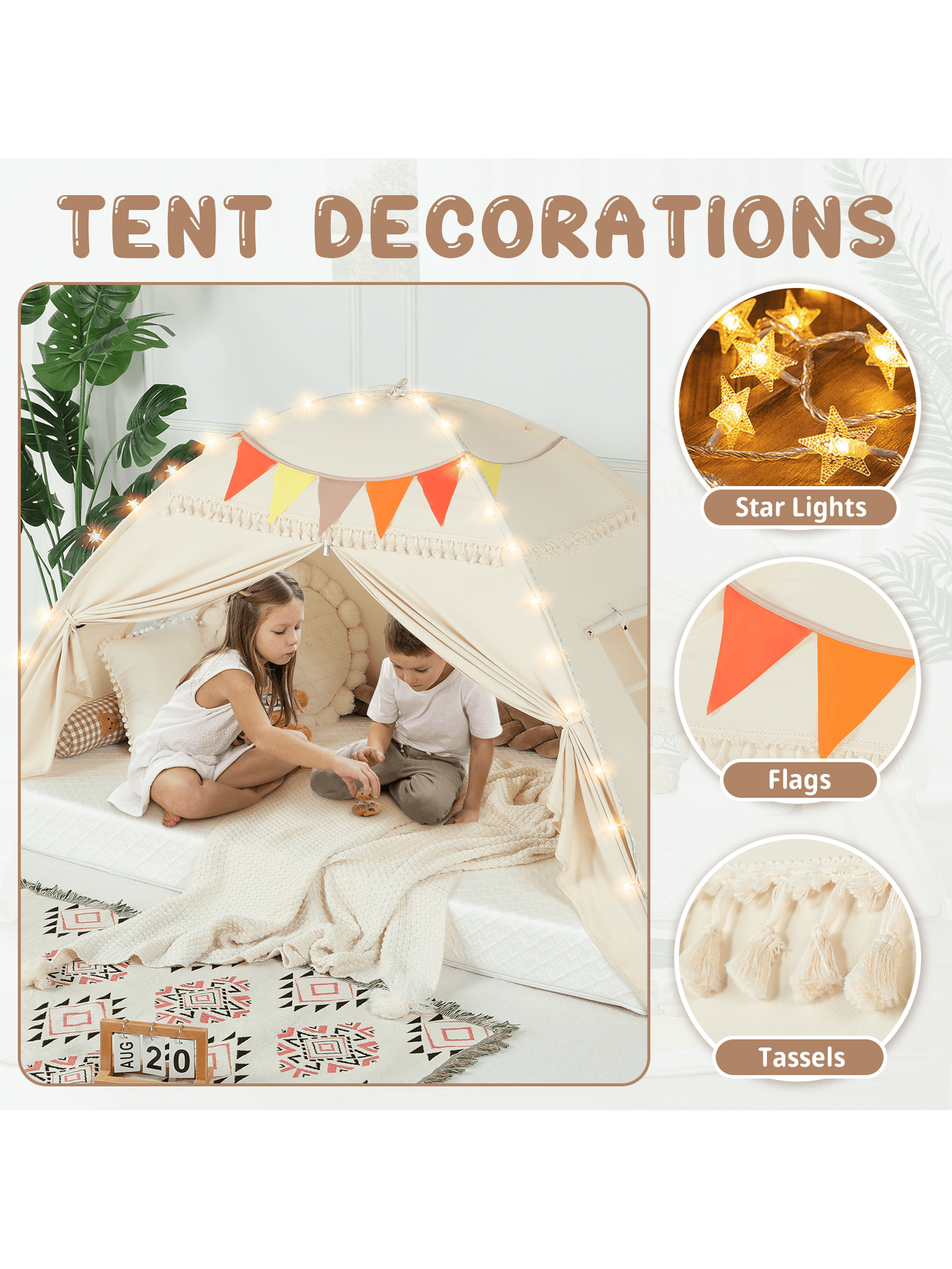 Kids Twin Bed Tent Canopy