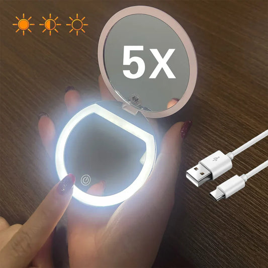 Portable LED Makeup Mirror