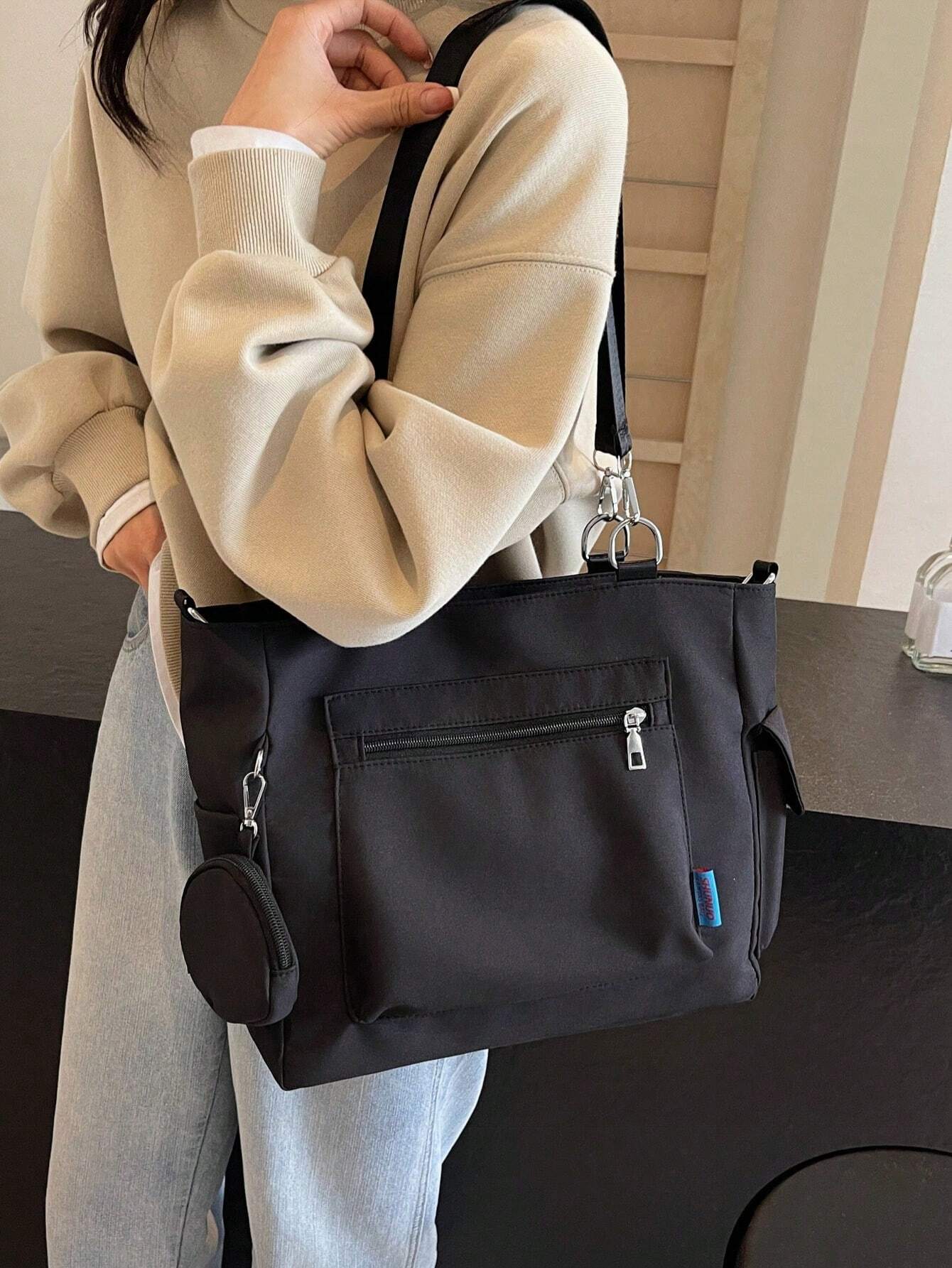 Large Capacity Canvas Tote Bag