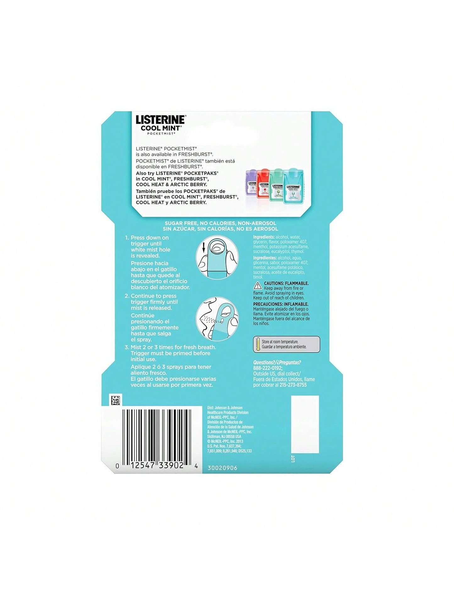 Listerine Cool Mint Pocketmist Spray