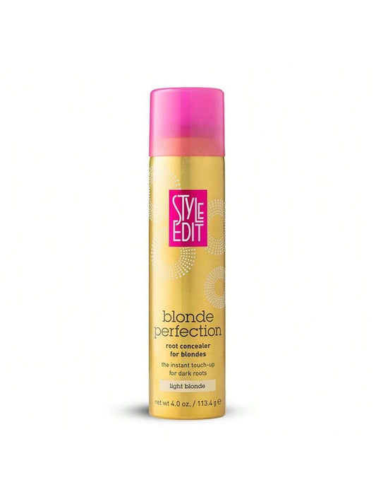 STYLE EDIT LIGHT BLONDE Root Concealer Touch Up Spray | Instantly Covers Grey Roots