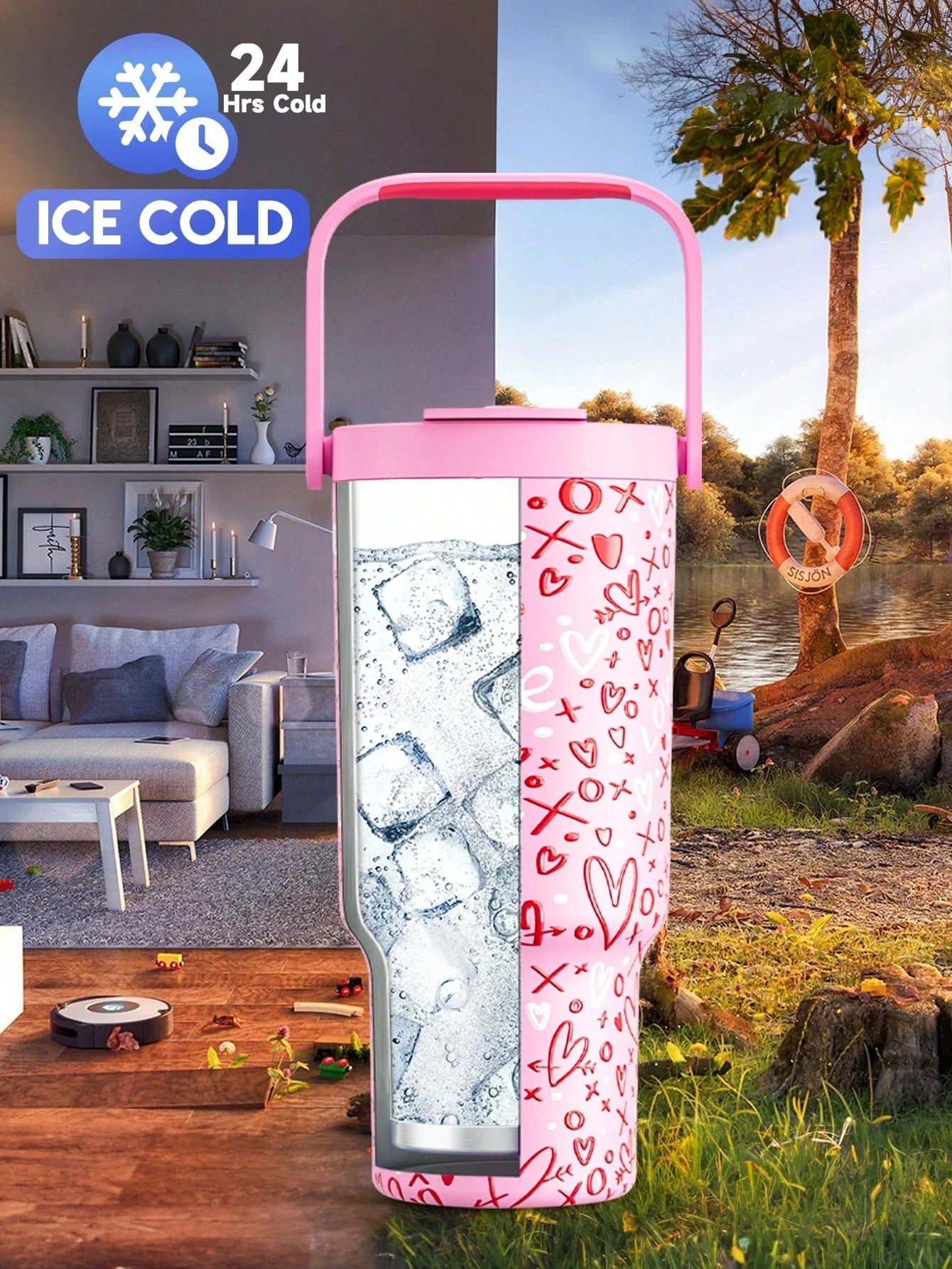 Meoky 32oz Insulated Tumbler Cup