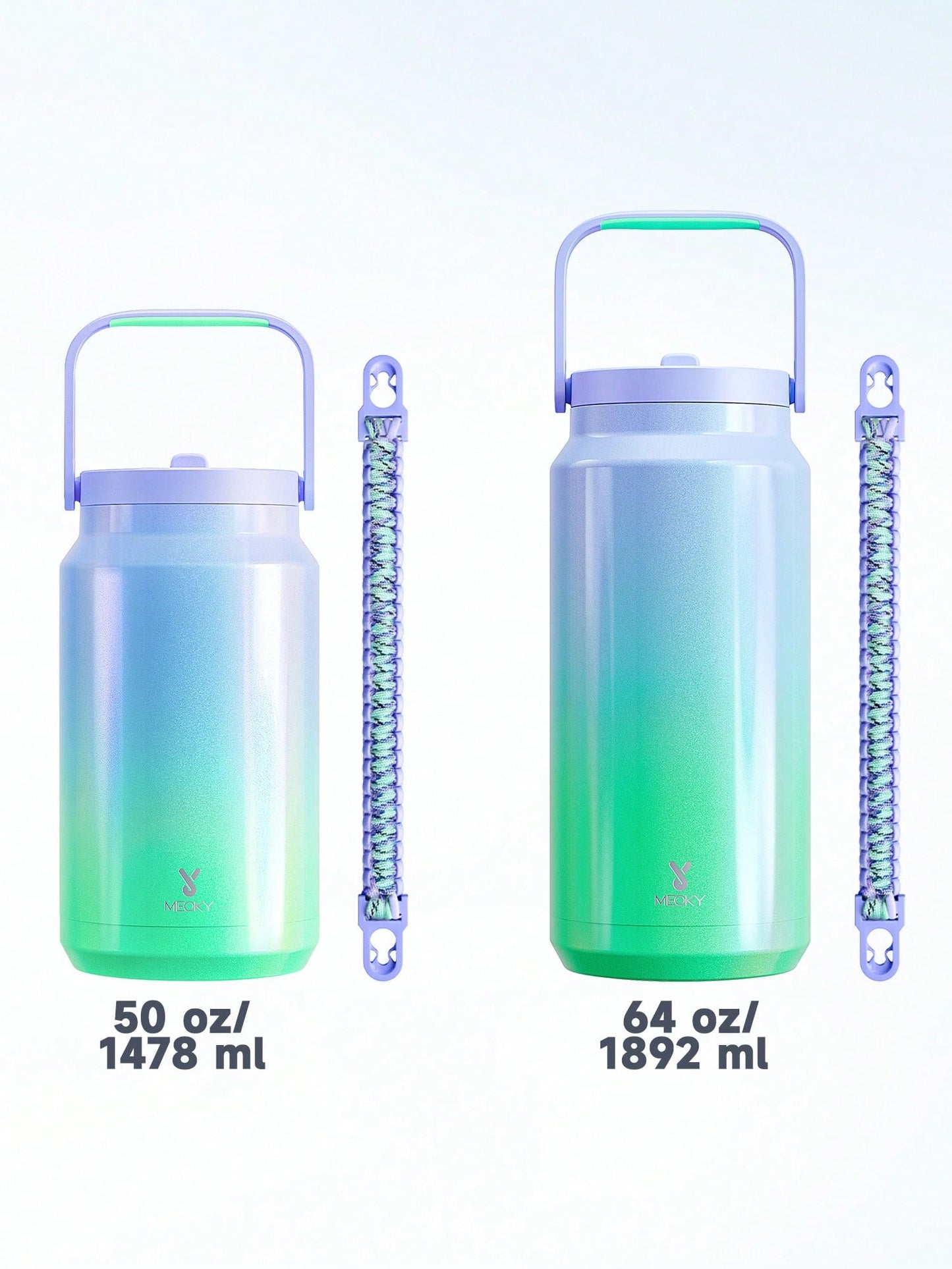 Meoky 50oz Insulated Travel Tumbler