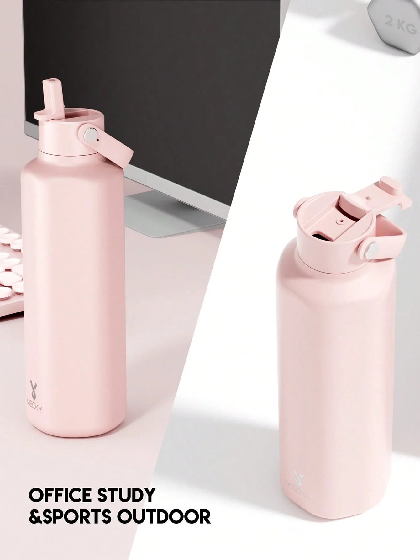 Meoky 24oz Insulated Travel Tumbler