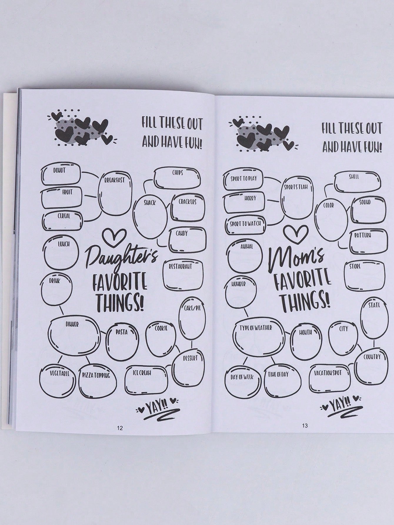 Mother & Daughter Memory Diary