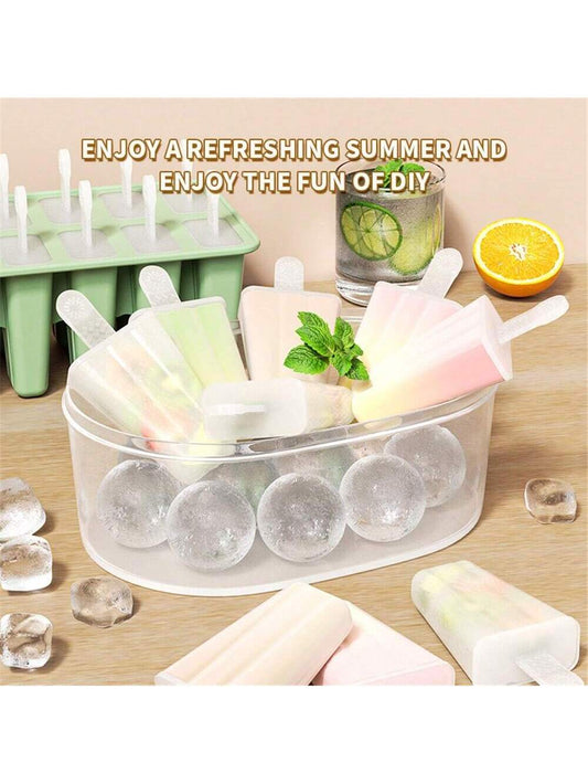 10-Piece Silicone Popsicle Molds