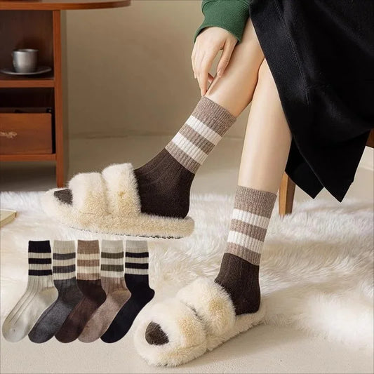 Women’s Striped Knitted Socks