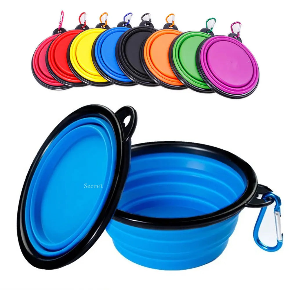 Collapsible Silicone Pet Travel Bowl