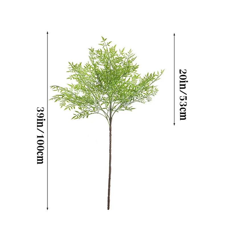 Tall Artificial Geranium Palm Tree