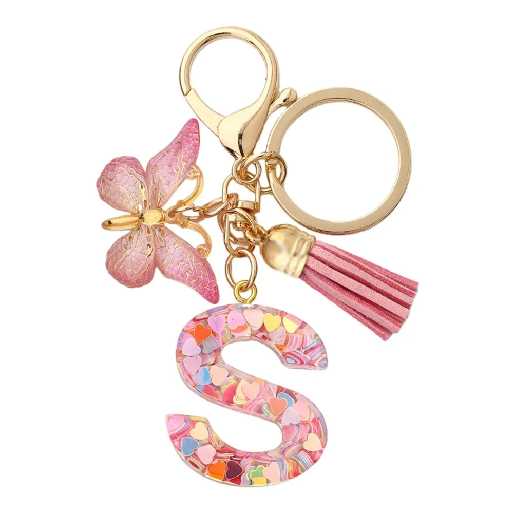 A-Z Letter Metal Keychain