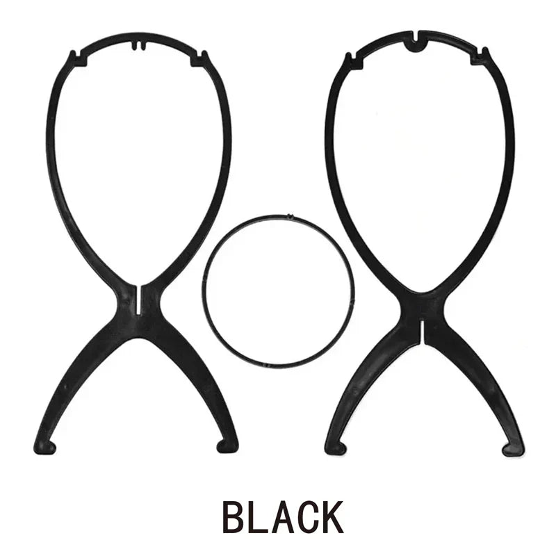 Folding Wig Display Stand Holder