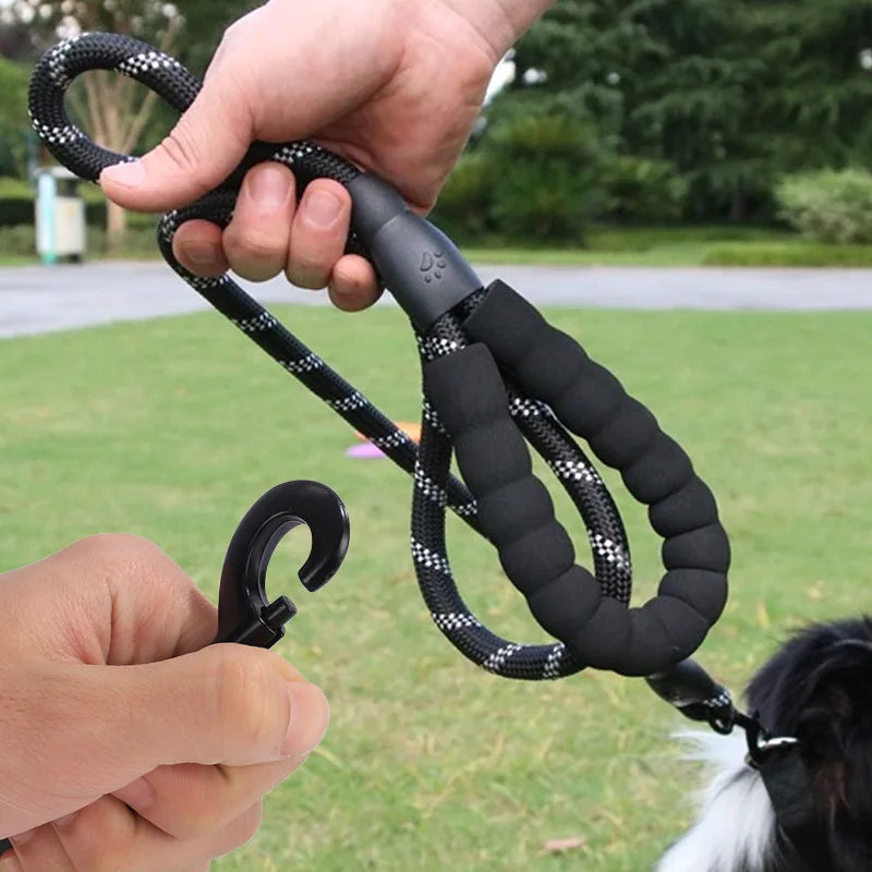 Reflective Dog Leash with Handle
