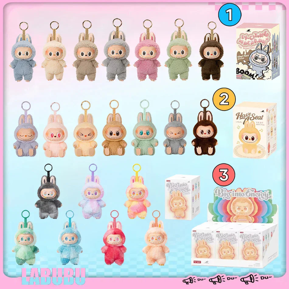 2025 Labubu Have A Seat Keychain Toy