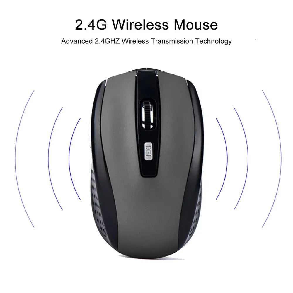 Wireless Ergonomic Optical Mouse