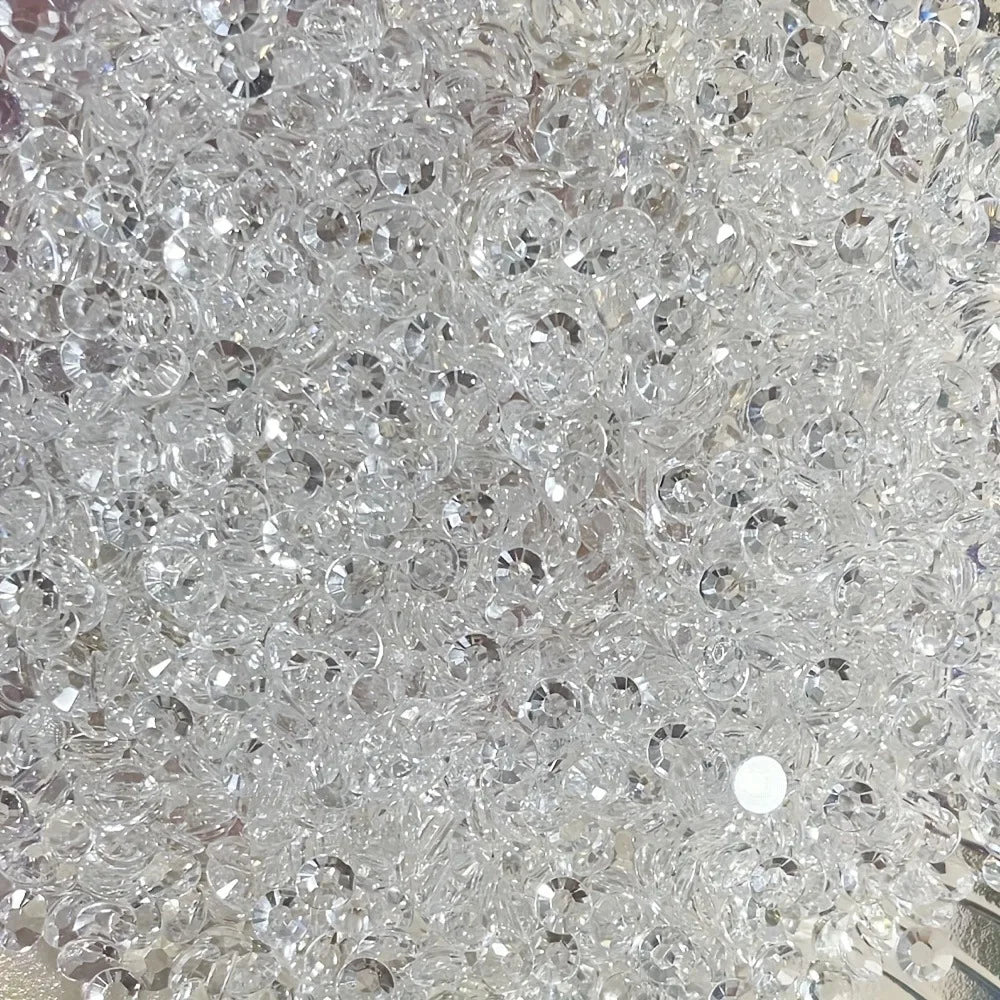 1500Pcs Clear Bubble Nail Beads