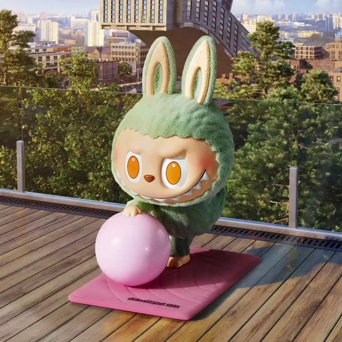 Labubu Lazy Yoga Series Figure