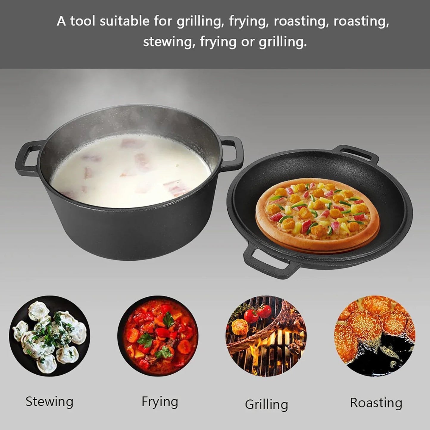 Cast Iron Dutch Oven Pot