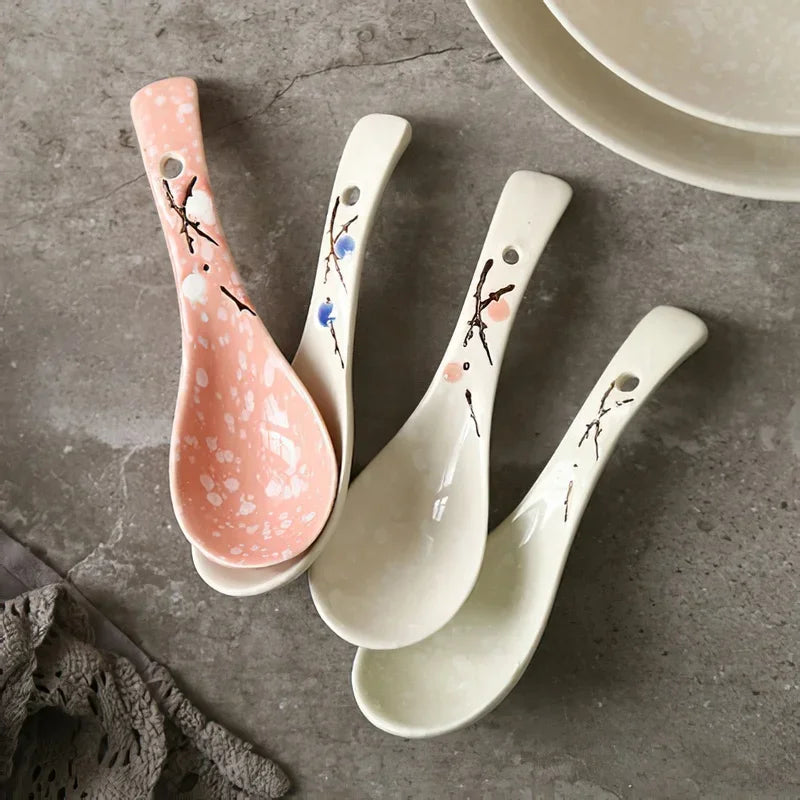 Bone China Ceramic Ladle