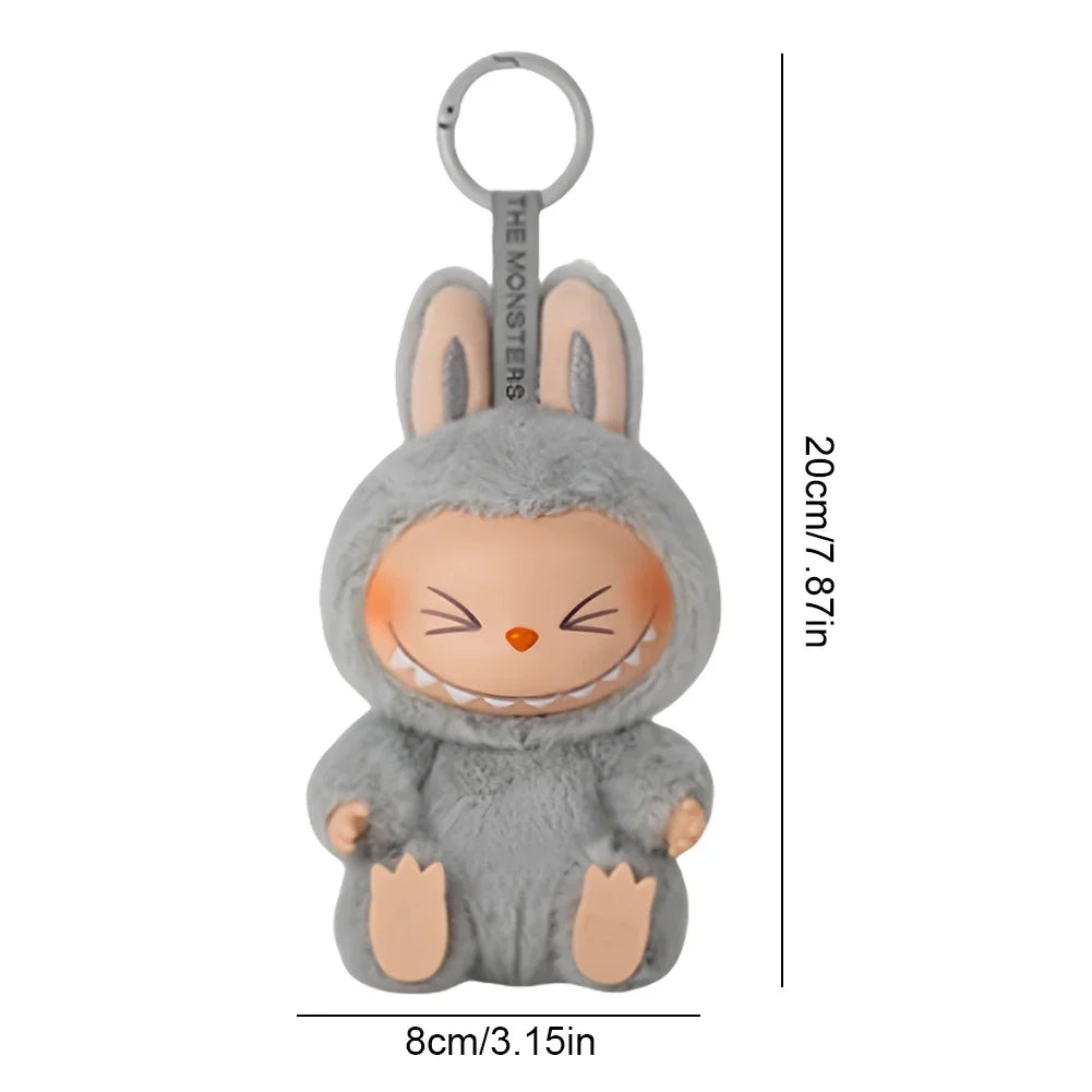 Labubu Heartbeat Macaron Doll Pendant