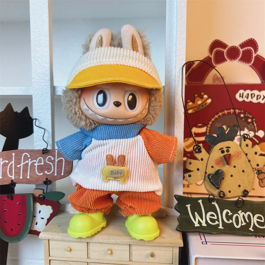 Labubu Mini Doll Clothes Set