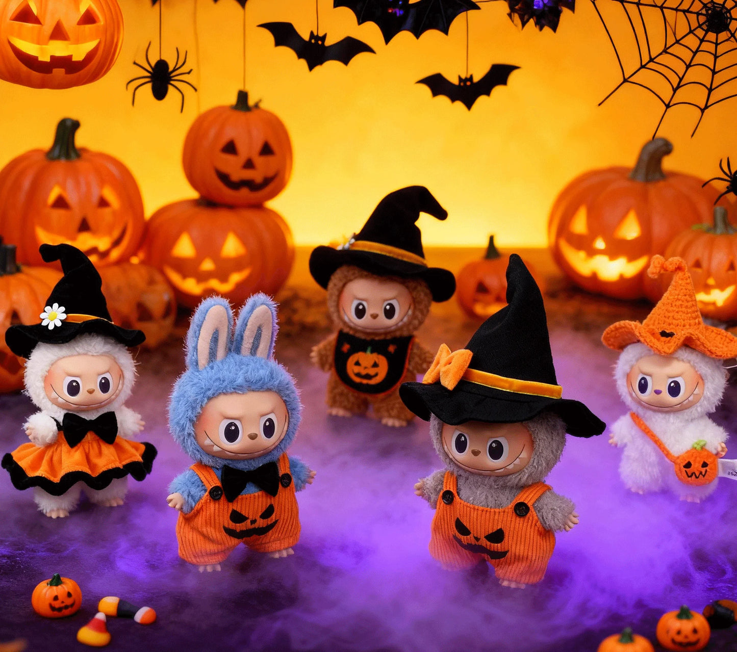 Labubu Halloween Knitted Outfit