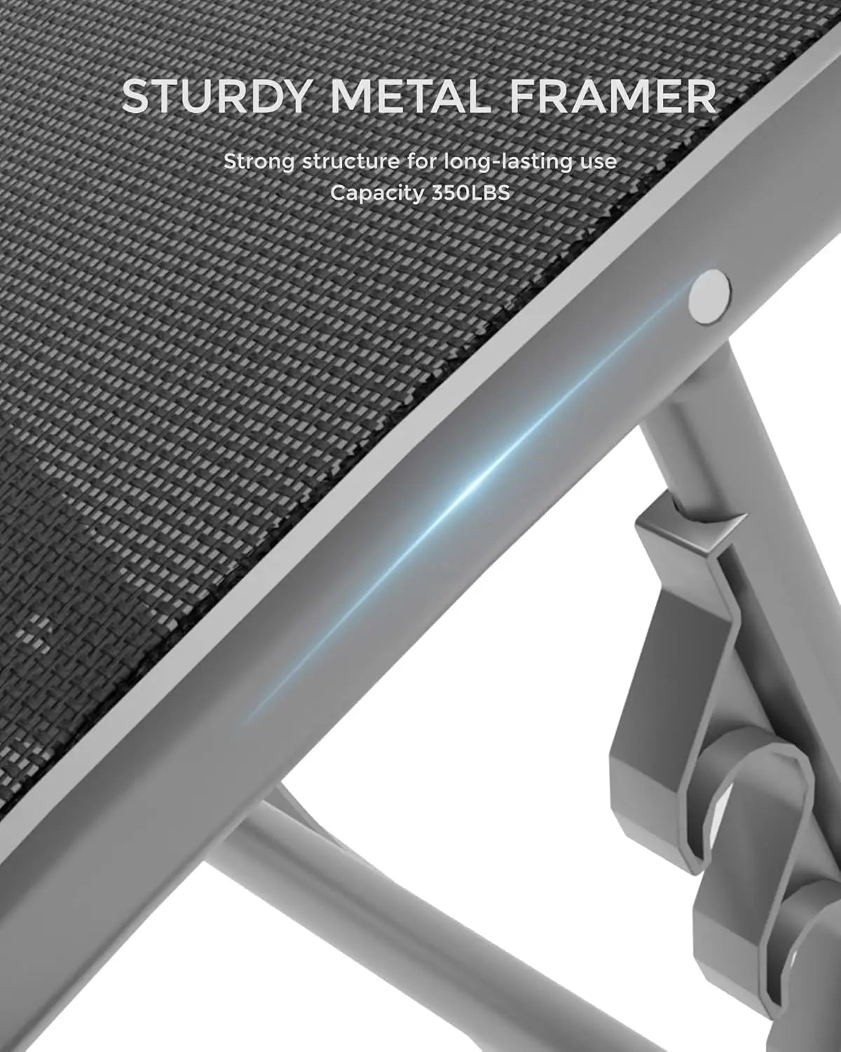 Set of 2 Outdoor Chaise Lounges