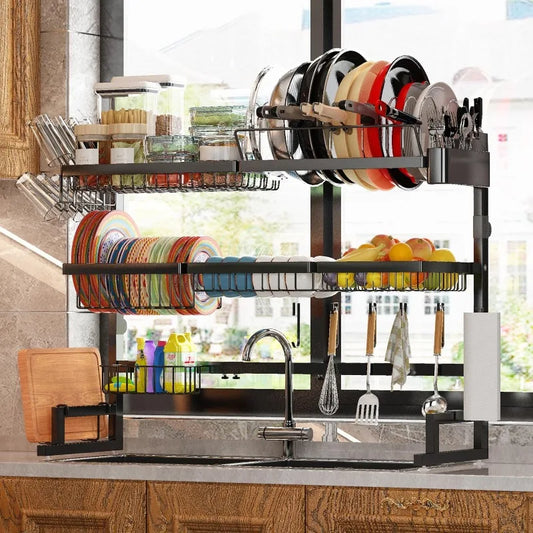 Expandable Over Sink Dish Drying Rack