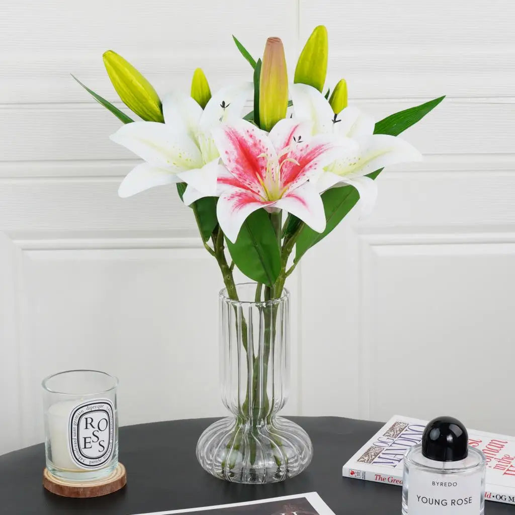 Artificial Silk Lily Bouquet