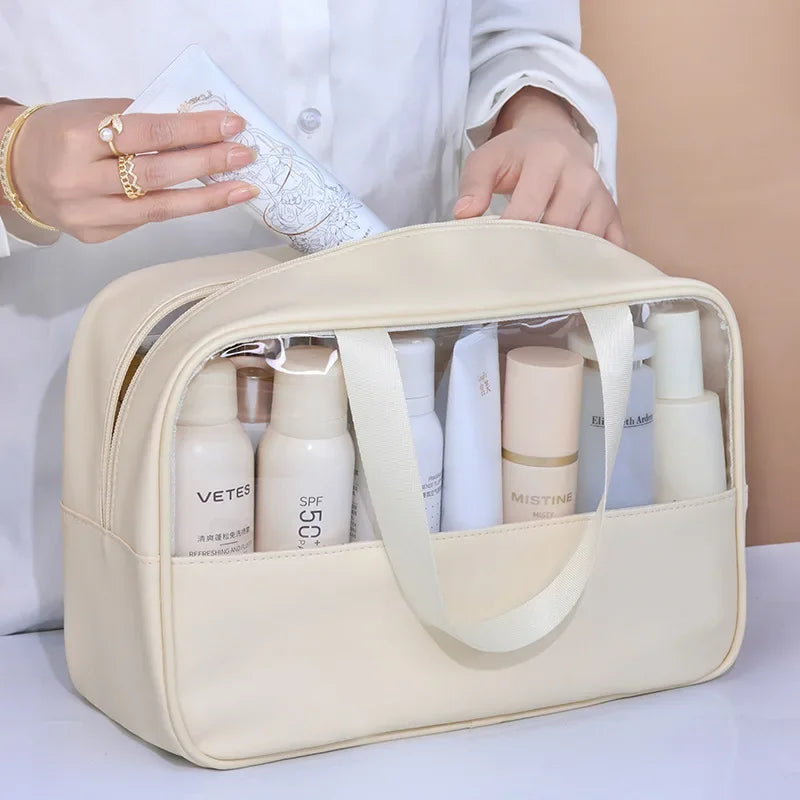 Large Transparent Travel Cosmetic Bag