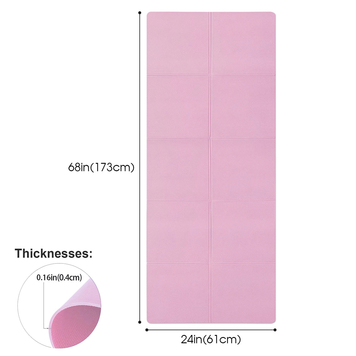 4mm Anti-Slip Yoga Mat