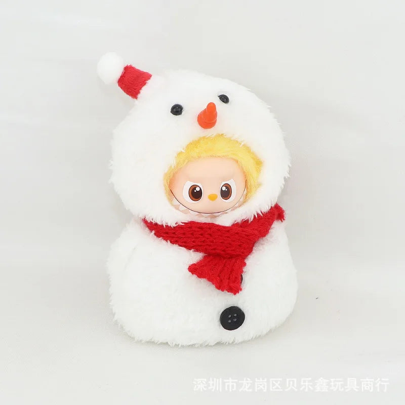 Labubu Christmas Snowman Outfit Set