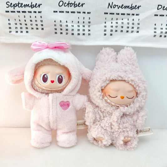 Labubu Hairy Rabbit Onesie Set