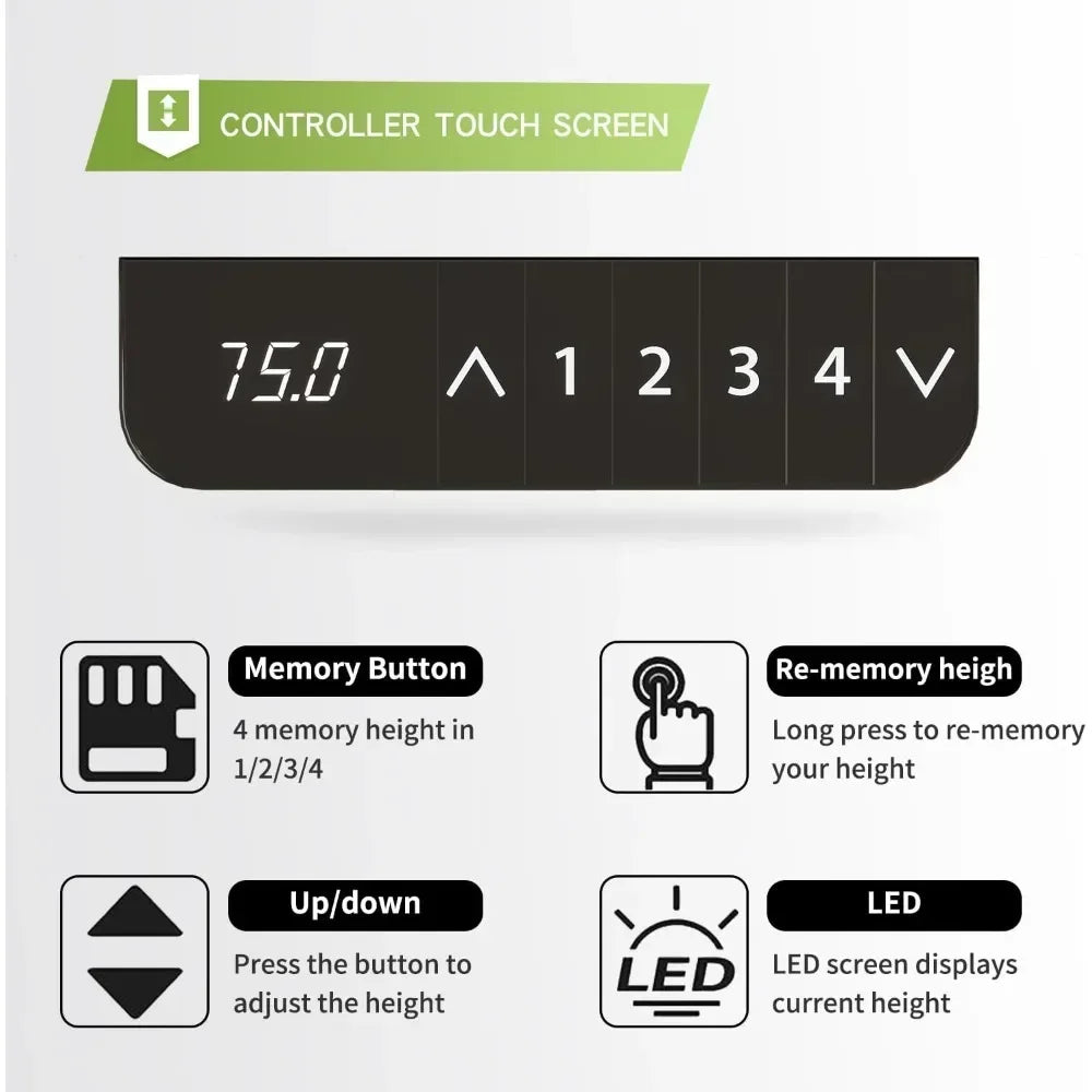 55x30" Electric Standing Desk