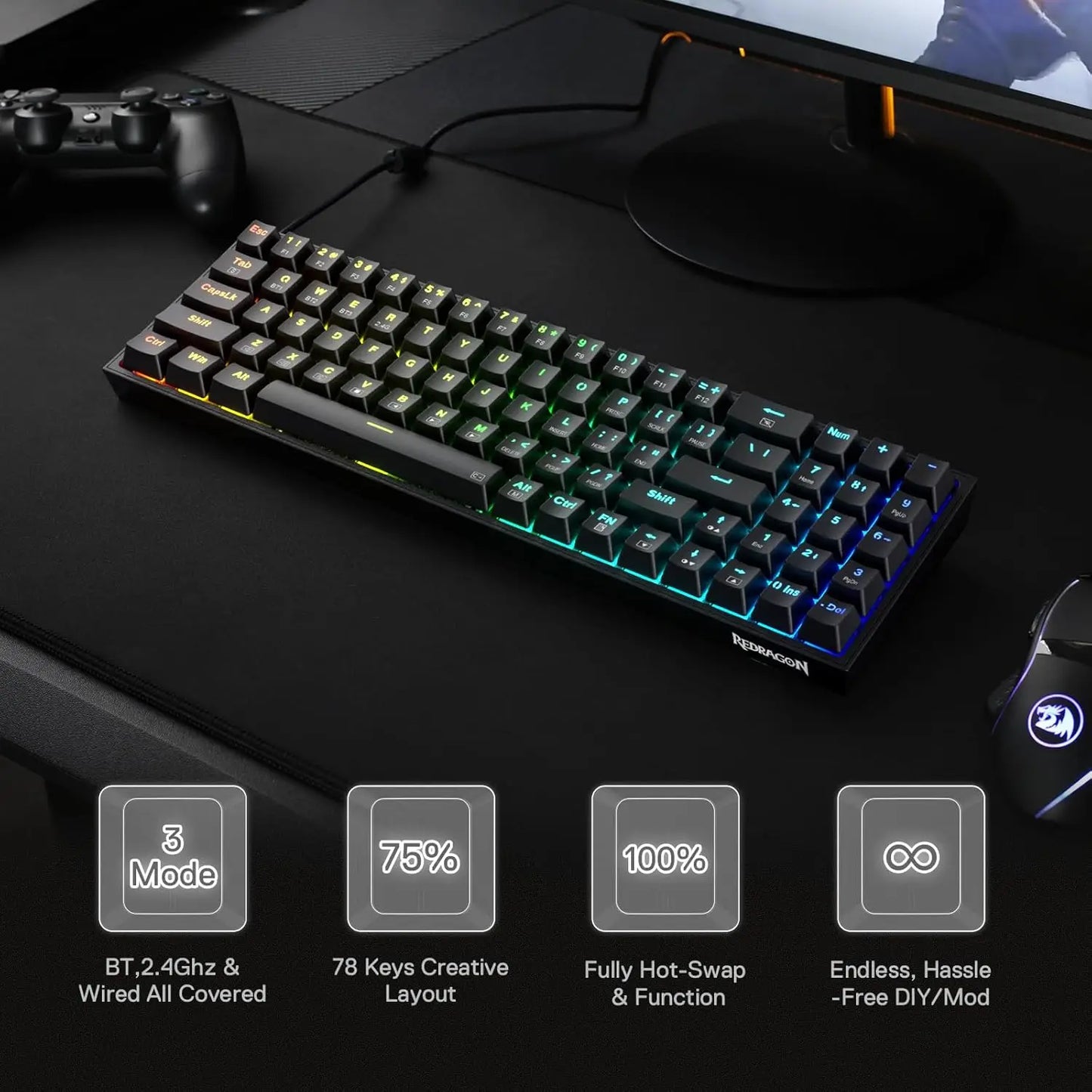 Redragon BS136 Keyboard & Mouse Combo