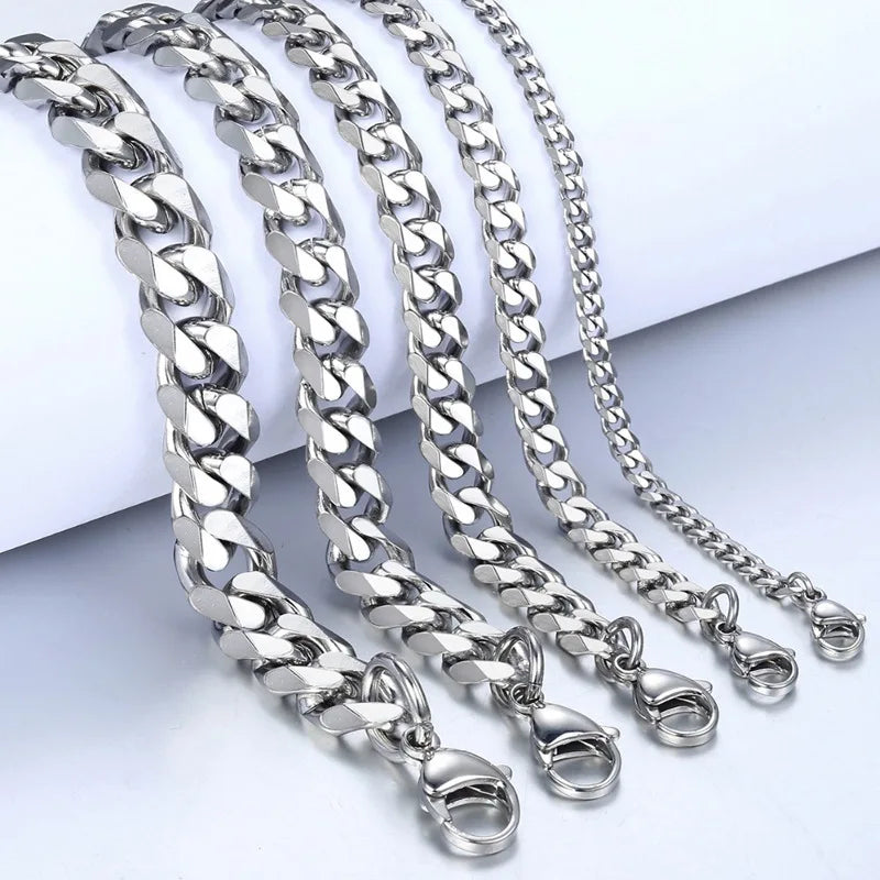 Trendy Stainless Steel Cuban Bracelet