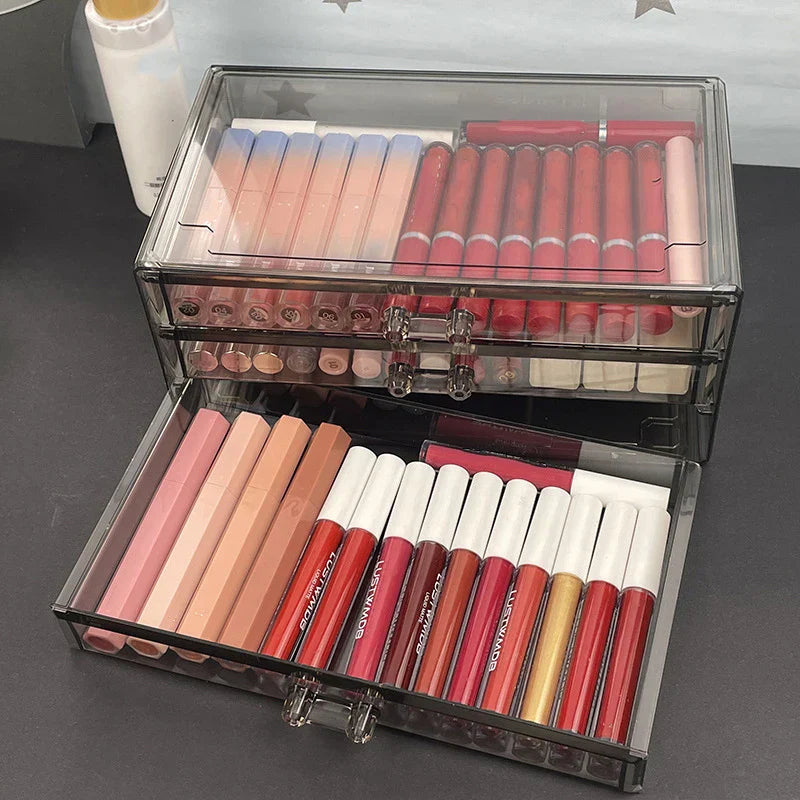Acrylic Four-Drawer Makeup Organizer