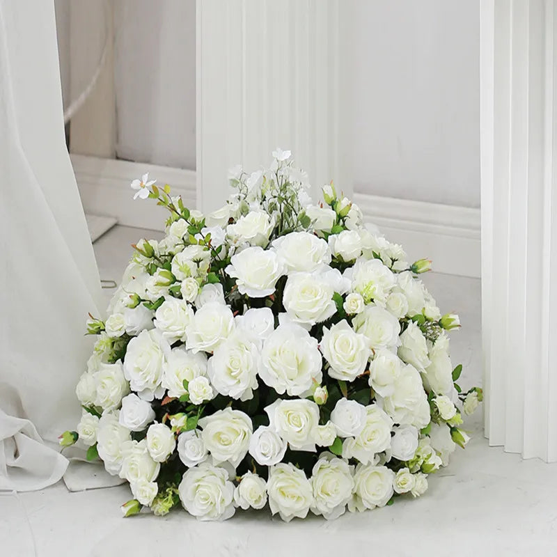 Silk Flower Ball Decoration